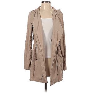 Love Tree Tan Zip-Up Jacket - Size S